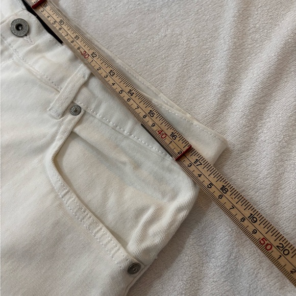 Gloria Vanderbilt Amanda White Denim Jeans Size 14 Short - Picture 5 of 9